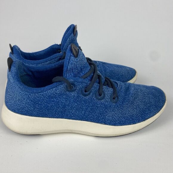Allbirds Mens‎ Size 11 Wool Runner Mizzles Blue Athletic Sneakers Shoes 0220 NV1 - Picture 4 of 15